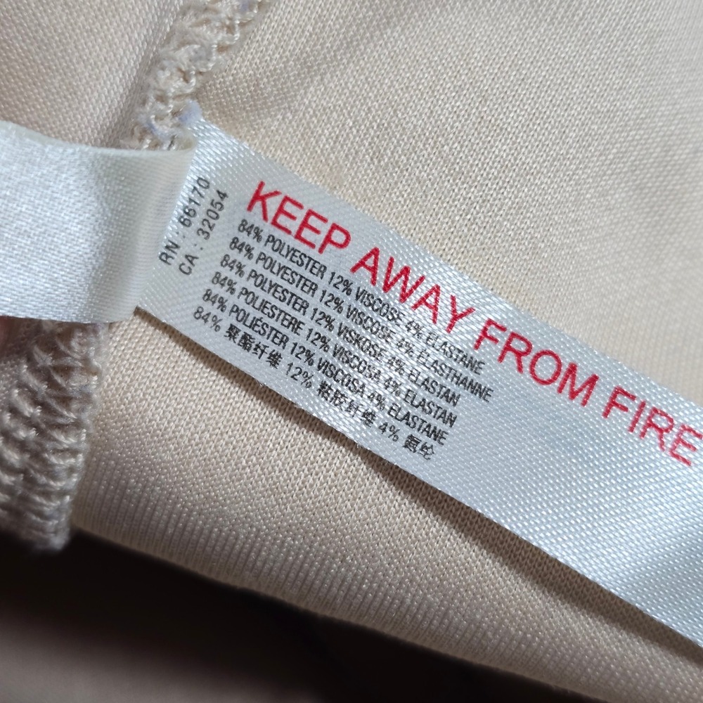 Saturday Sunday Anthropologie Beige Quarter Zip Drawstring Pullover Sweatshirt M - Picture 6 of 8